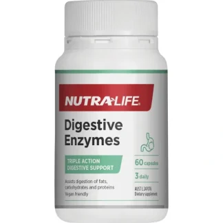 Nutra-Life Digestive Enzymes 60 Capsules - Fresh Bloom Skin - Premium Skincare Solutions for Nourished, Hydrated, and Radiant Skin Every Day