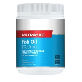 Nutra-Life Fish Oil 1000mg 400 Capsules - Fresh Bloom Skin - Premium Skincare Solutions for Nourished, Hydrated, and Radiant Skin Every Day