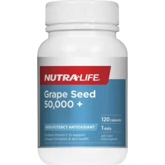Nutra-Life Grape Seed 50,000 120C - Fresh Bloom Skin - Premium Skincare Solutions for Nourished, Hydrated, and Radiant Skin Every Day