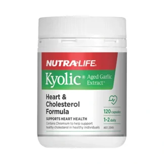 NutraLife Kyolic (Aged Garlic Extract) Heart & Cholesterol Formula 120c - Fresh Bloom Skin - Premium Skincare Solutions for Nourished, Hydrated, and Radiant Skin Every Day