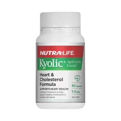 NutraLife Kyolic (Aged Garlic Extract) Heart & Cholesterol Formula 60c - Fresh Bloom Skin - Premium Skincare Solutions for Nourished, Hydrated, and Radiant Skin Every Day