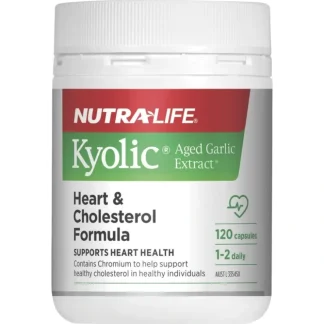 Nutra-Life Kyolic Aged Garlic Extract Heart & Cholesterol Formula 120C - Fresh Bloom Skin - Premium Skincare Solutions for Nourished, Hydrated, and Radiant Skin Every Day