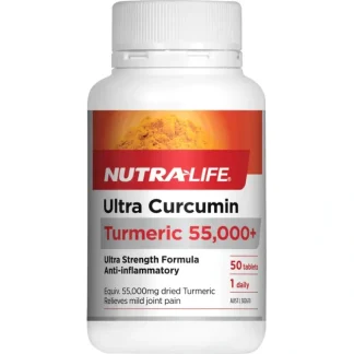 Nutra-Life Ultra Curcumin Turmeric 55,000+ 50t - Fresh Bloom Skin - Premium Skincare Solutions for Nourished, Hydrated, and Radiant Skin Every Day