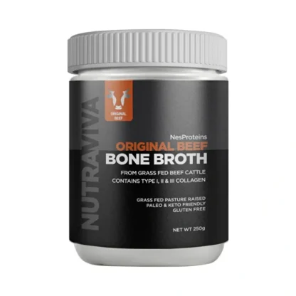 Nutraviva Bone Broth Original Beef 250g - Fresh Bloom Skin - Premium Skincare Solutions for Nourished, Hydrated, and Radiant Skin Every Day