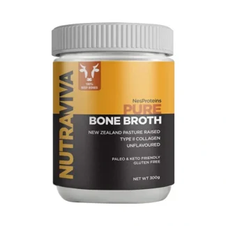 Nutraviva Bone Broth Pure (Beef) Unflavoured 300g - Fresh Bloom Skin - Premium Skincare Solutions for Nourished, Hydrated, and Radiant Skin Every Day