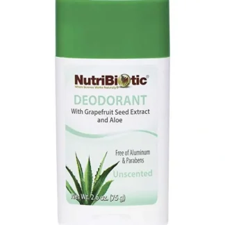 Nutribiotic Deodorant Stick Unscented 75g - Fresh Bloom Skin - Premium Skincare Solutions for Nourished, Hydrated, and Radiant Skin Every Day
