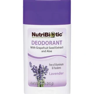 Nutribiotic Deodorant Stick Lavender 75g - Fresh Bloom Skin - Premium Skincare Solutions for Nourished, Hydrated, and Radiant Skin Every Day