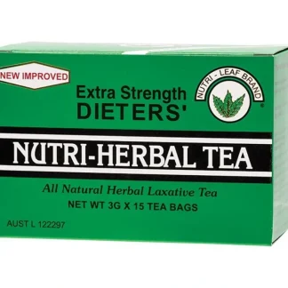 NUTRI-LEAF Herbal Tea Bags Dieter's Tea Extra Strength X15 - Fresh Bloom Skin - Premium Skincare Solutions for Nourished, Hydrated, and Radiant Skin Every Day