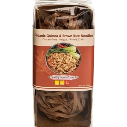 Nutritionist Choice Rice Noodles Organic Quinoa & Brown 180g - Fresh Bloom Skin - Premium Skincare Solutions for Nourished, Hydrated, and Radiant Skin Every Day
