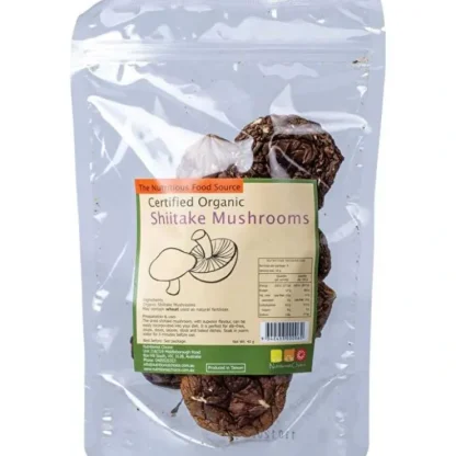 Nutritionist Choice Shiitake Mushrooms 40g - Fresh Bloom Skin - Premium Skincare Solutions for Nourished, Hydrated, and Radiant Skin Every Day