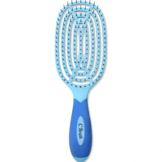 NuWay 4Hair Circular Venting Detangling C Brush - Blue by NuWay 4Hair for Unisex - 1 Pc Hair Brush - Fresh Bloom Skin - Premium Skincare Solutions for Nourished, Hydrated, and Radiant Skin Every Day