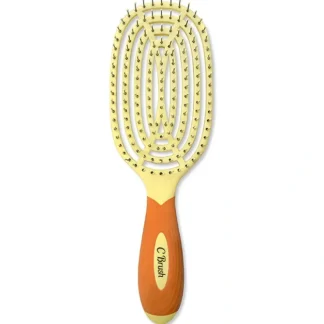 NuWay 4Hair Circular Venting Detangling C Brush - Orange by NuWay 4Hair for Unisex - 1 Pc Hair Brush - Fresh Bloom Skin - Premium Skincare Solutions for Nourished, Hydrated, and Radiant Skin Every Day