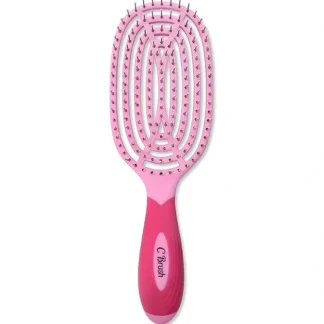 NuWay 4Hair Circular Venting Detangling C Brush - Pink by NuWay 4Hair for Unisex - 1 Pc Hair Brush - Fresh Bloom Skin - Premium Skincare Solutions for Nourished, Hydrated, and Radiant Skin Every Day