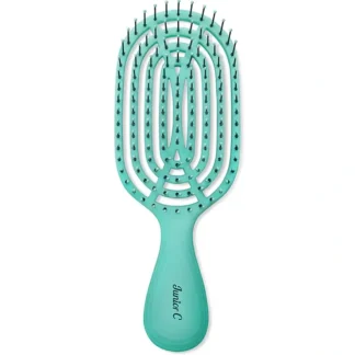 NuWay 4Hair Circular Venting Detangling Junior C Brush - Aqua by NuWay 4Hair for Unisex - 1 Pc Hair Brush - Fresh Bloom Skin - Premium Skincare Solutions for Nourished, Hydrated, and Radiant Skin Every Day