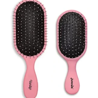 NuWay 4Hair Vanity And Junior Pro Brush Set - Pink by NuWay 4Hair for Unisex - 2 Pc Hair Brush - Fresh Bloom Skin - Premium Skincare Solutions for Nourished, Hydrated, and Radiant Skin Every Day