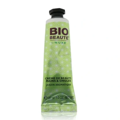 Nuxe Bio Beaute by Nuxe Hand & Nail Beauty Cream - Jardin Aromatique (Aromatic Garden) 30ml/1oz - Fresh Bloom Skin - Premium Skincare Solutions for Nourished, Hydrated, and Radiant Skin Every Day
