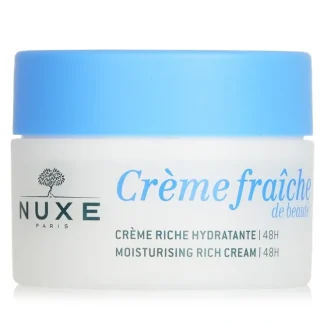 Nuxe Creme Fraiche De Beaute 48HR Moisturising Rich Cream - Dry Skin 50ml/1.7oz - Fresh Bloom Skin - Premium Skincare Solutions for Nourished, Hydrated, and Radiant Skin Every Day