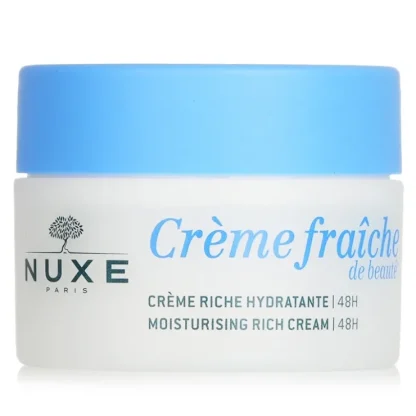 Nuxe Creme Fraiche De Beaute 48HR Moisturising Rich Cream - Dry Skin 50ml/1.7oz - Fresh Bloom Skin - Premium Skincare Solutions for Nourished, Hydrated, and Radiant Skin Every Day