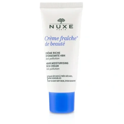 Nuxe Creme Fraiche De Beaute 48HR Moisturising Rich Cream - For Dry To Very Skin, Even Sensitive 30ml/1oz - Fresh Bloom Skin - Premium Skincare Solutions for Nourished, Hydrated, and Radiant Skin Every Day