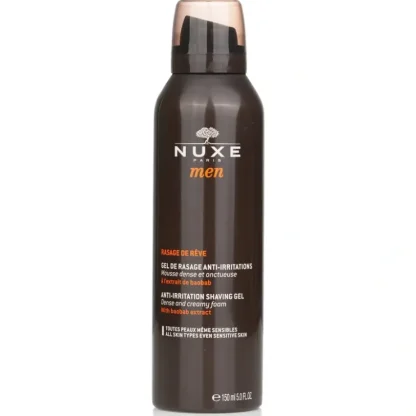Nuxe Men Anti-Irritation Shaving Gel 150ml/5oz - Fresh Bloom Skin - Premium Skincare Solutions for Nourished, Hydrated, and Radiant Skin Every Day