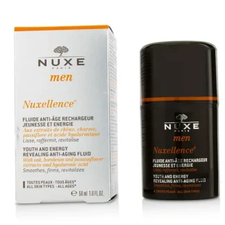Nuxe Men Nuxellence Youth And Energy Revealing Anti-Aging Fluid 50ml/1.6oz - Fresh Bloom Skin - Premium Skincare Solutions for Nourished, Hydrated, and Radiant Skin Every Day