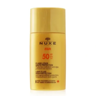 Nuxe Nuxe Sun Light Fluid For Face - High Protection SPF50 (For Normal To Combination Skin) 50ml/1.6oz - Fresh Bloom Skin - Premium Skincare Solutions for Nourished, Hydrated, and Radiant Skin Every Day