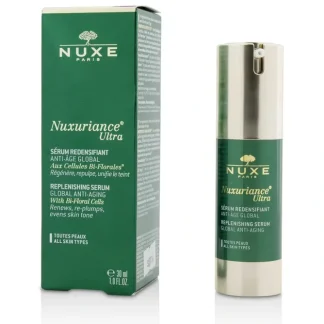 Nuxe Nuxuriance Ultra Global Anti-Aging Replenishing Serum - All Skin Types 30ml/1oz - Fresh Bloom Skin - Premium Skincare Solutions for Nourished, Hydrated, and Radiant Skin Every Day