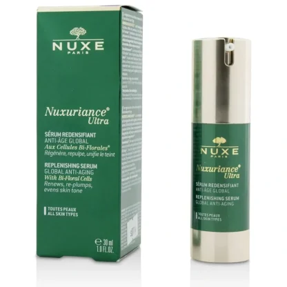 Nuxe Nuxuriance Ultra Global Anti-Aging Replenishing Serum - All Skin Types 30ml/1oz - Fresh Bloom Skin - Premium Skincare Solutions for Nourished, Hydrated, and Radiant Skin Every Day
