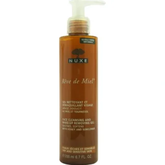 Nuxe Reve de Miel - Face Cleansing and Make-Up Removing Gel by Nuxe for Unisex - 6.7 oz Gel - Fresh Bloom Skin - Premium Skincare Solutions for Nourished, Hydrated, and Radiant Skin Every Day