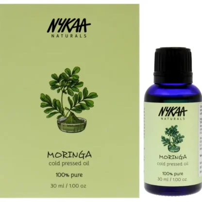 Nykaa Naturals 100 Percent Pure Cold Pressed Oil - Moringa by Nykaa Naturals for Women - 1 oz Oil - Fresh Bloom Skin - Premium Skincare Solutions for Nourished, Hydrated, and Radiant Skin Every Day
