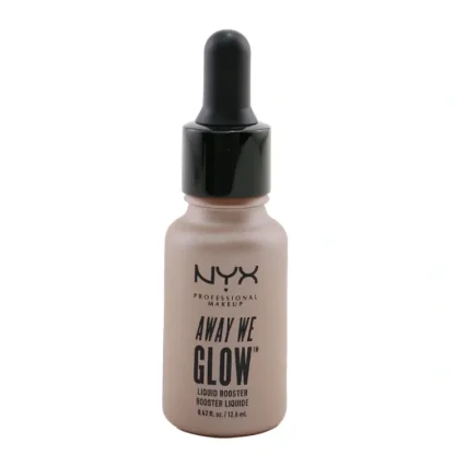 NYX Away We Glow Liquid Booster - # Glazed Donut 12.6ml/0.42oz - Fresh Bloom Skin - Premium Skincare Solutions for Nourished, Hydrated, and Radiant Skin Every Day