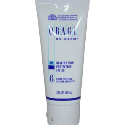 Obagi Obagi Nu-Derm 6 AM Healthy Skin Protection SPF 35 by Obagi for Women - 3 oz Sunscreen - Fresh Bloom Skin - Premium Skincare Solutions for Nourished, Hydrated, and Radiant Skin Every Day