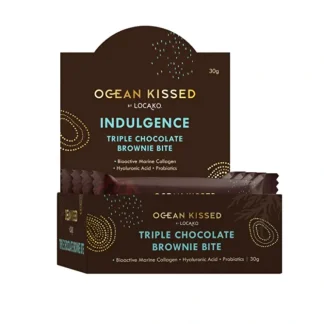 Ocean Kissed By Locako Ocean Kissed by Locako Indulgence Brownie Bite Triple Choc 30g x 15 Display - Fresh Bloom Skin - Premium Skincare Solutions for Nourished, Hydrated, and Radiant Skin Every Day