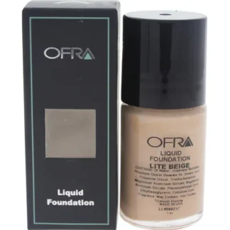 Ofra Liquid Foundation - Lite Beige by Ofra for Women - 1 oz Foundation - Fresh Bloom Skin - Premium Skincare Solutions for Nourished, Hydrated, and Radiant Skin Every Day