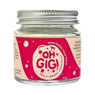 OhGiGi ohGiGi Tooth Powder + Hydroxyapatite Fruity Brush 40g - Fresh Bloom Skin - Premium Skincare Solutions for Nourished, Hydrated, and Radiant Skin Every Day
