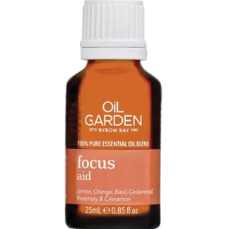 Oil Garden Essential Oil Blend Focus Aid 25ml - Fresh Bloom Skin - Premium Skincare Solutions for Nourished, Hydrated, and Radiant Skin Every Day