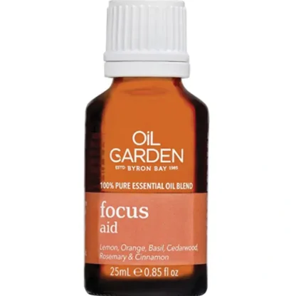 Oil Garden Essential Oil Blend Focus Aid 25ml - Fresh Bloom Skin - Premium Skincare Solutions for Nourished, Hydrated, and Radiant Skin Every Day