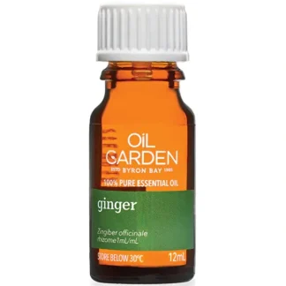 Oil Garden Essential Oil Ginger 12ml - Fresh Bloom Skin - Premium Skincare Solutions for Nourished, Hydrated, and Radiant Skin Every Day