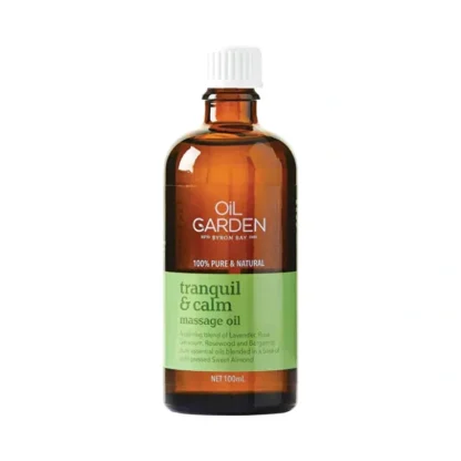 Oil Garden Massage Oil Blend Tranquil & Calm 100ml - Fresh Bloom Skin - Premium Skincare Solutions for Nourished, Hydrated, and Radiant Skin Every Day