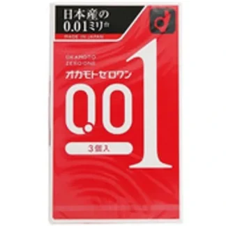 Okamoto Okamoto 0.01 Condom 3pcs Fixed Size - Fresh Bloom Skin - Premium Skincare Solutions for Nourished, Hydrated, and Radiant Skin Every Day