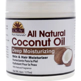 Okay All Natural Coconut Oil Deep Moisturizer by Okay for Unisex - 6 oz Oil - Fresh Bloom Skin - Premium Skincare Solutions for Nourished, Hydrated, and Radiant Skin Every Day