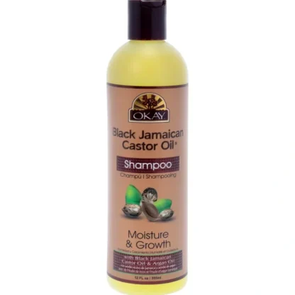 Okay Black Jamaican Castor Oil Shampoo by Okay for Unisex - 12 oz Shampoo - Fresh Bloom Skin - Premium Skincare Solutions for Nourished, Hydrated, and Radiant Skin Every Day