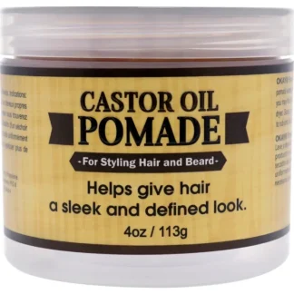 Okay Castor Oil Pomade by Okay for Men - 4 oz Pomade - Fresh Bloom Skin - Premium Skincare Solutions for Nourished, Hydrated, and Radiant Skin Every Day