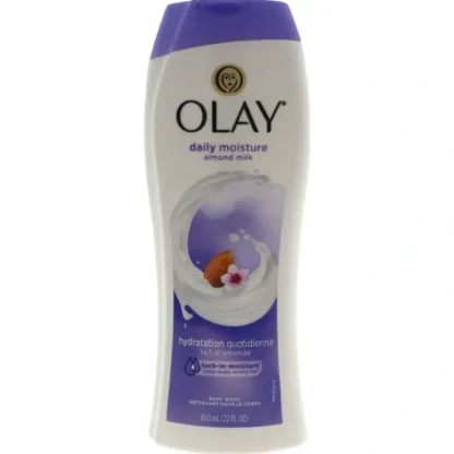 Olay Daily Moisture Almond Milk Body Wash by Olay for Women - 22 oz Body Wash - Fresh Bloom Skin - Premium Skincare Solutions for Nourished, Hydrated, and Radiant Skin Every Day