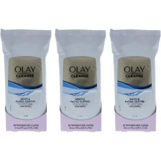 Olay Wet Cleansing Cloths Normal by Olay for Women - 30 Pc Cloths - Pack of 3 - Fresh Bloom Skin - Premium Skincare Solutions for Nourished, Hydrated, and Radiant Skin Every Day