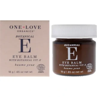One Love Organics Botanical E Eye Balm by One Love Organics for Women - 0.65 oz Balm - Fresh Bloom Skin - Premium Skincare Solutions for Nourished, Hydrated, and Radiant Skin Every Day