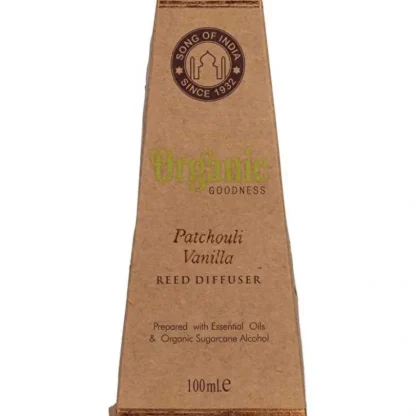 Organic Goodness Reed Diffuser Patchouli Vanilla 100ml - Fresh Bloom Skin - Premium Skincare Solutions for Nourished, Hydrated, and Radiant Skin Every Day