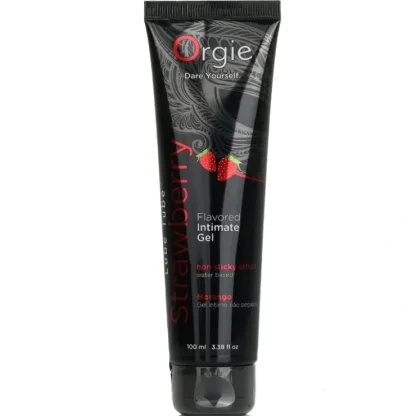 ORGIE Lube Tube Strawberry Lubricant 100ml/3.38oz - Fresh Bloom Skin - Premium Skincare Solutions for Nourished, Hydrated, and Radiant Skin Every Day