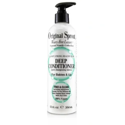 Original Sprout Natural Family Collection Deep Conditioner (For Babies & Up - Soft, Strong, Healthy Hair) 354ml/12oz - Fresh Bloom Skin - Premium Skincare Solutions for Nourished, Hydrated, and Radiant Skin Every Day