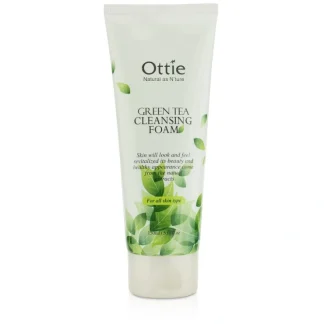 Ottie Green Tea Cleansing Foam 150ml/5.07oz - Fresh Bloom Skin - Premium Skincare Solutions for Nourished, Hydrated, and Radiant Skin Every Day